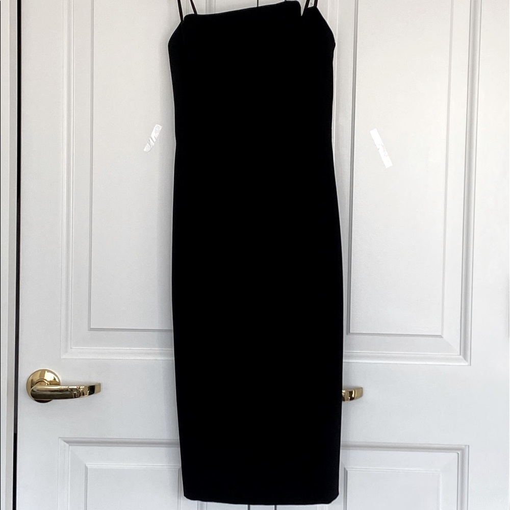 JILL JILL STUART midi strapless dress